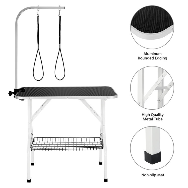 Archie & Oscar Theresa Folding Grooming Table Wayfair.co.uk